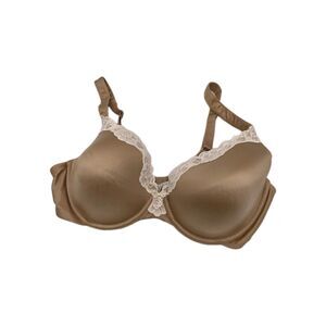 Maidenform Bra Womens 38C Beige With Lace Underwired Push Up Bra